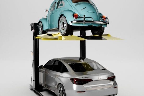 Duplicador de vagas de garagem para pé direito baixo: como funciona